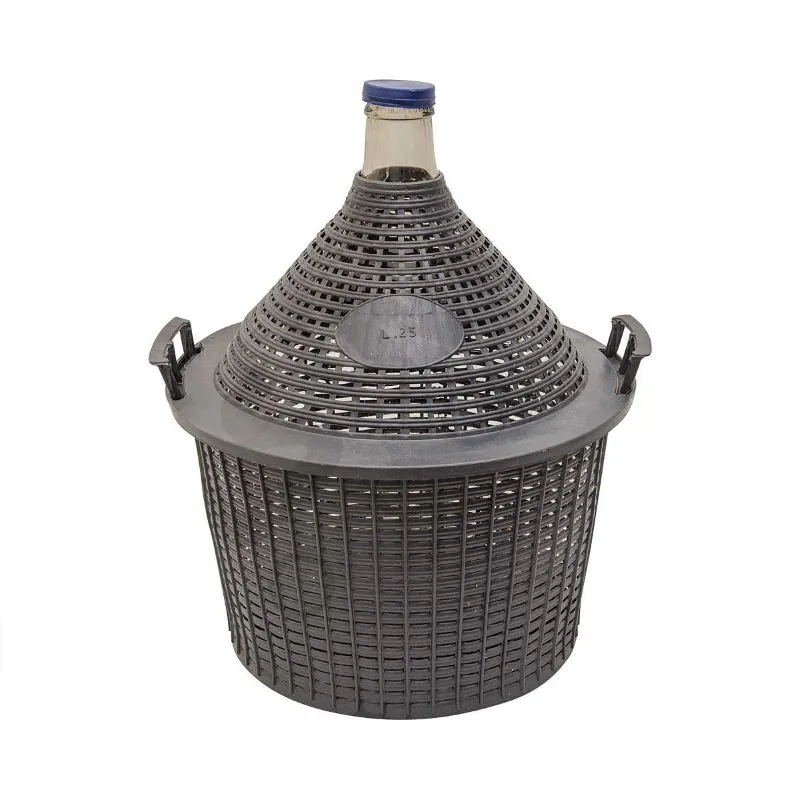 Damigiana Lt.25 B/s Cesta For - immagine 2