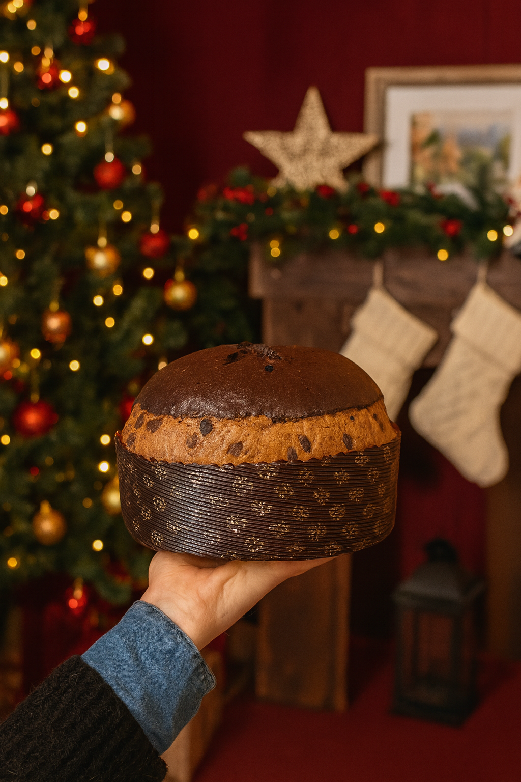 PANETTONE cioccolato e pere – biologico e artigianale - immagine 2
