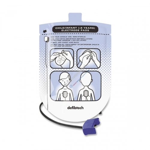 PLACCHE PEDIATRICHE PER DEFIBRILLATORE DEFIBTECH