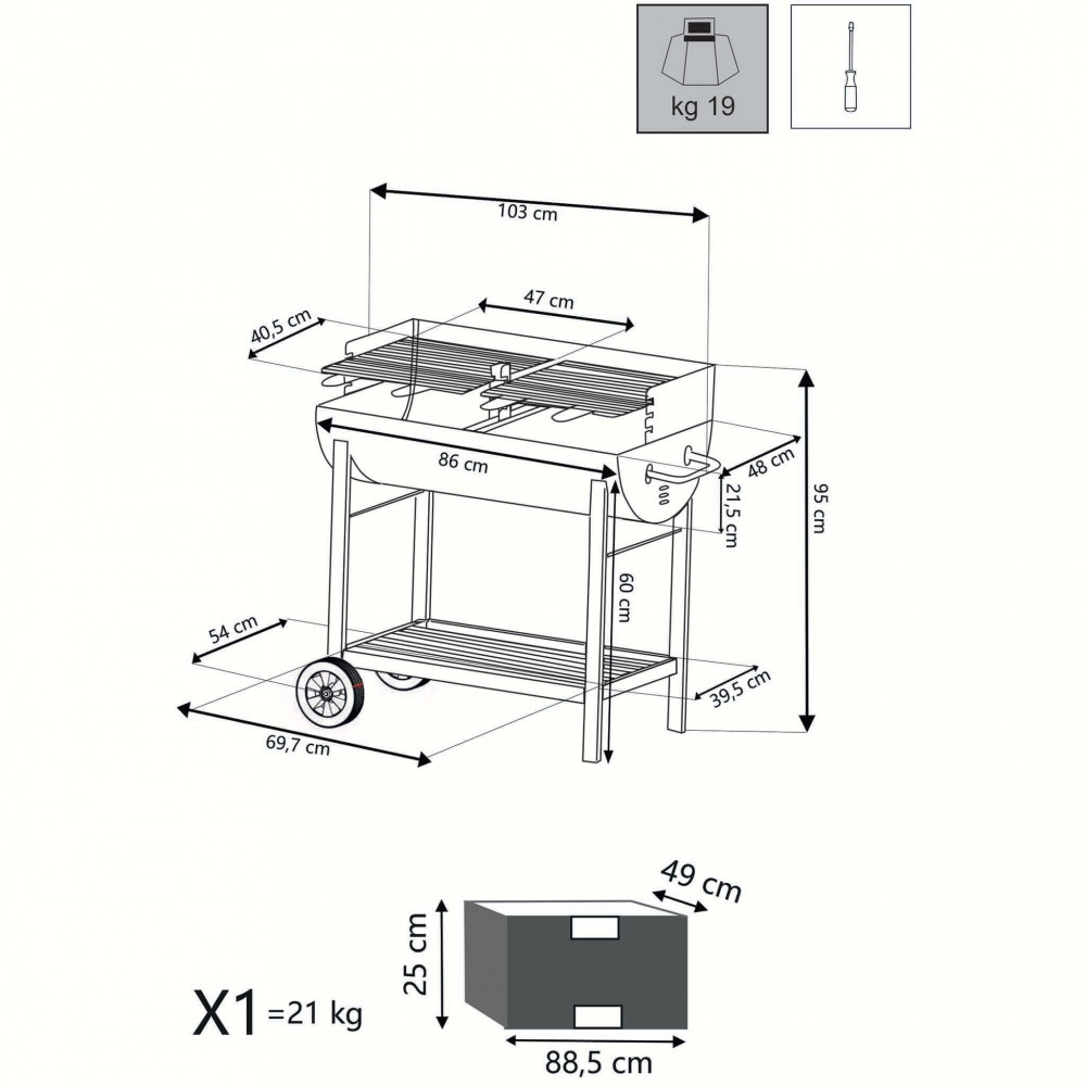 BARBECUE A CARBONELLA WISCONSIN - immagine 5