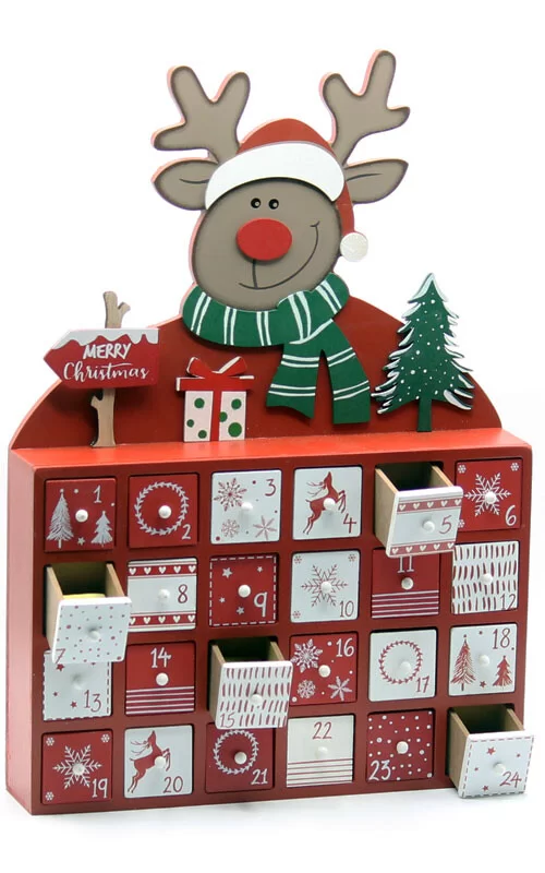 CALENDARIO DELL’AVVENTO IN LEGNO - immagine 2
