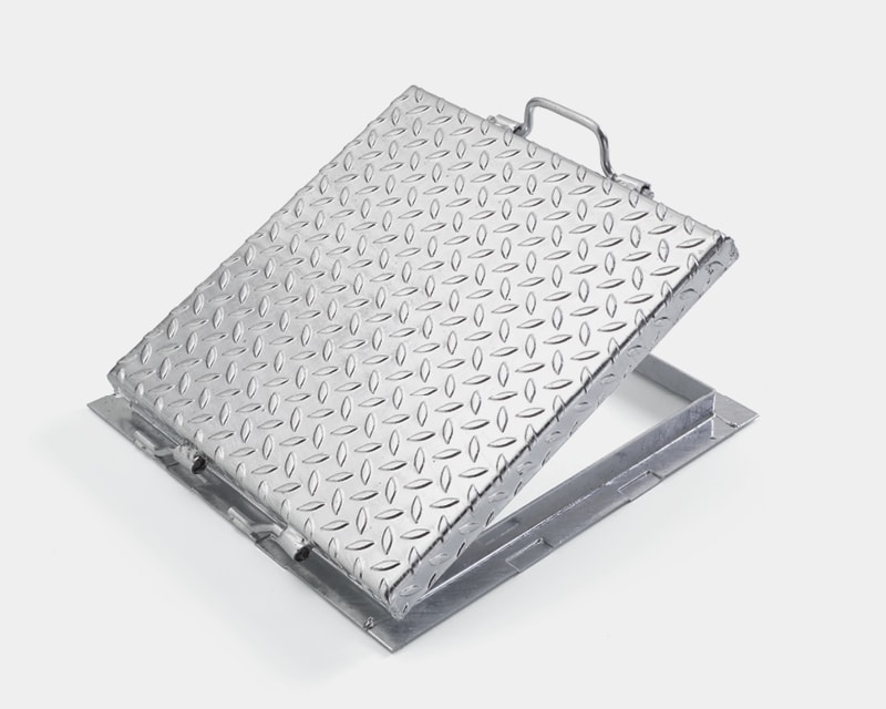 Coperchio per Cisterna con maniglia Power Zincato H. 35