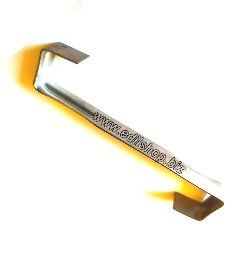 Gancio fermacoppo nastro INOX a “S” 90×16 – n° 500 pzi